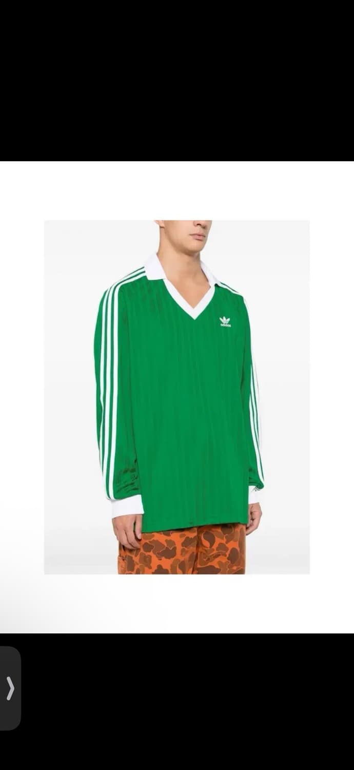 아디다스 스트라이프 디테일 롱슬리브 탑 그린XXL 상품이미지3