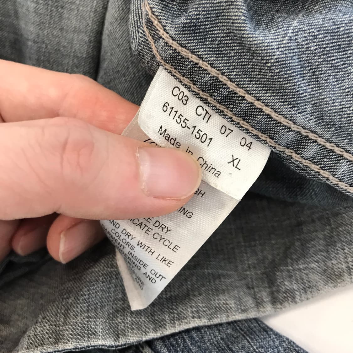 LEVIS 리바이스 00s 웨스턴 데님셔츠 [105] 상품이미지6