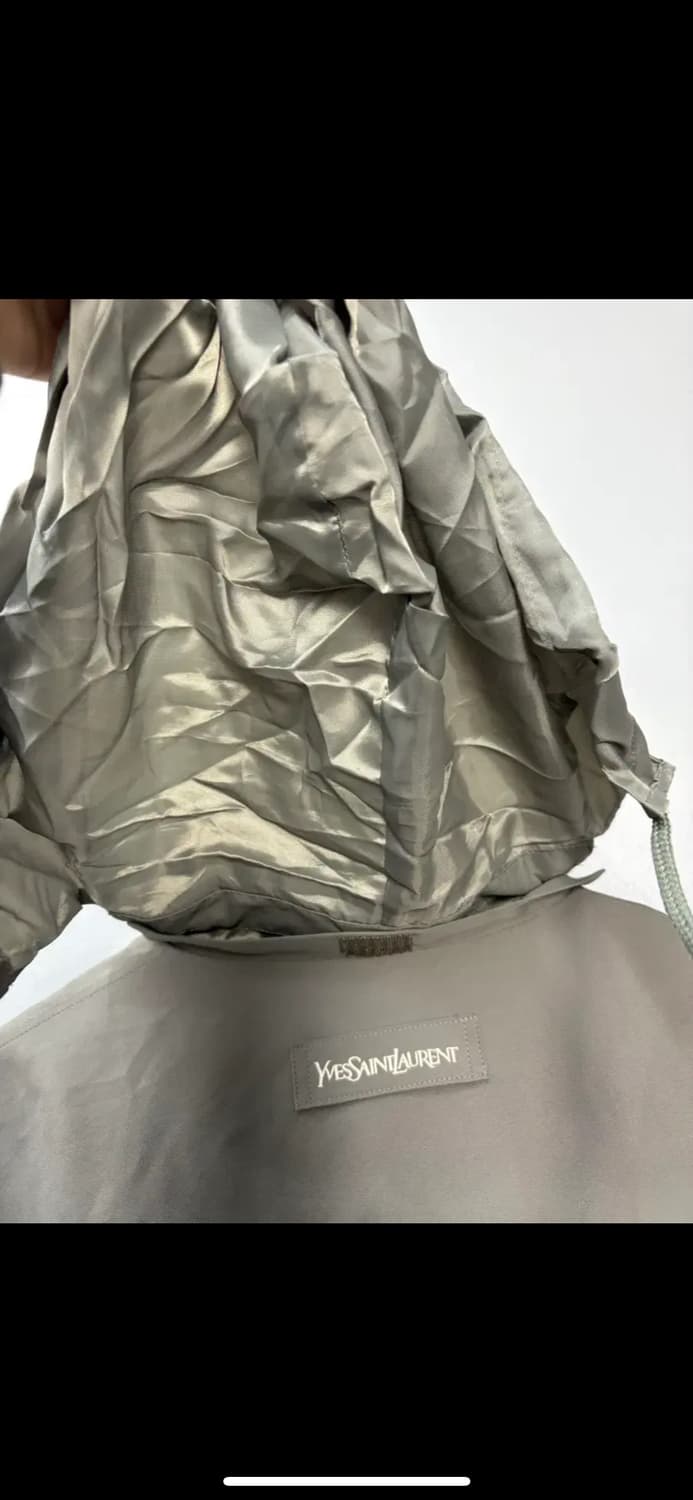 입생로랑 스몰로고 라이트카키 폴리자켓 H1465 상품이미지9