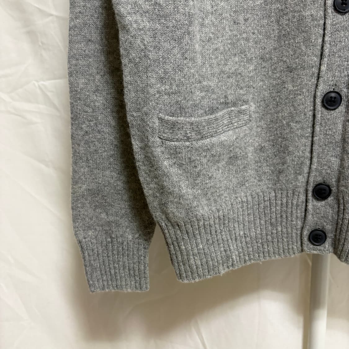 유니클로 램스울 가디건 / 그레이, L 상품이미지5