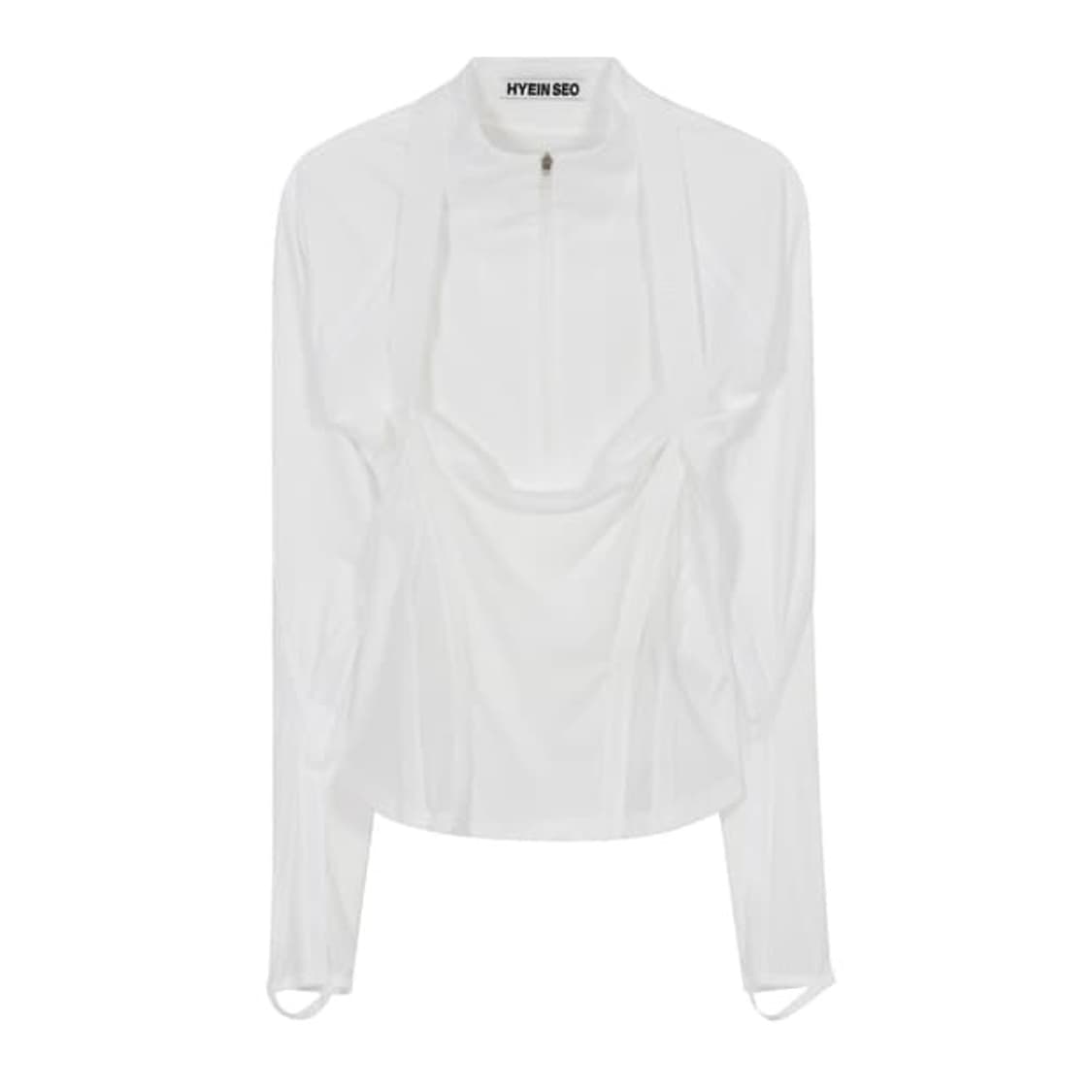 Hyein Seo Transparent Half-Zip Top Size1 상품이미지2