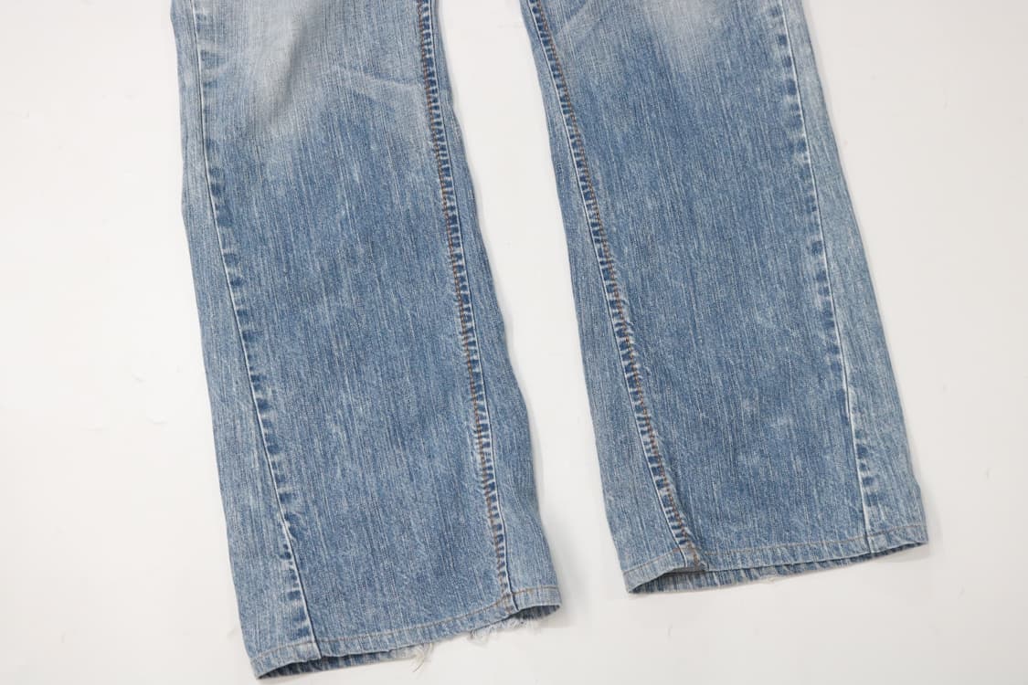 EDWIN 에드윈 빈티지 웨스턴 레더 플랩 포켓 부츠컷 데님 팬츠 상품이미지8