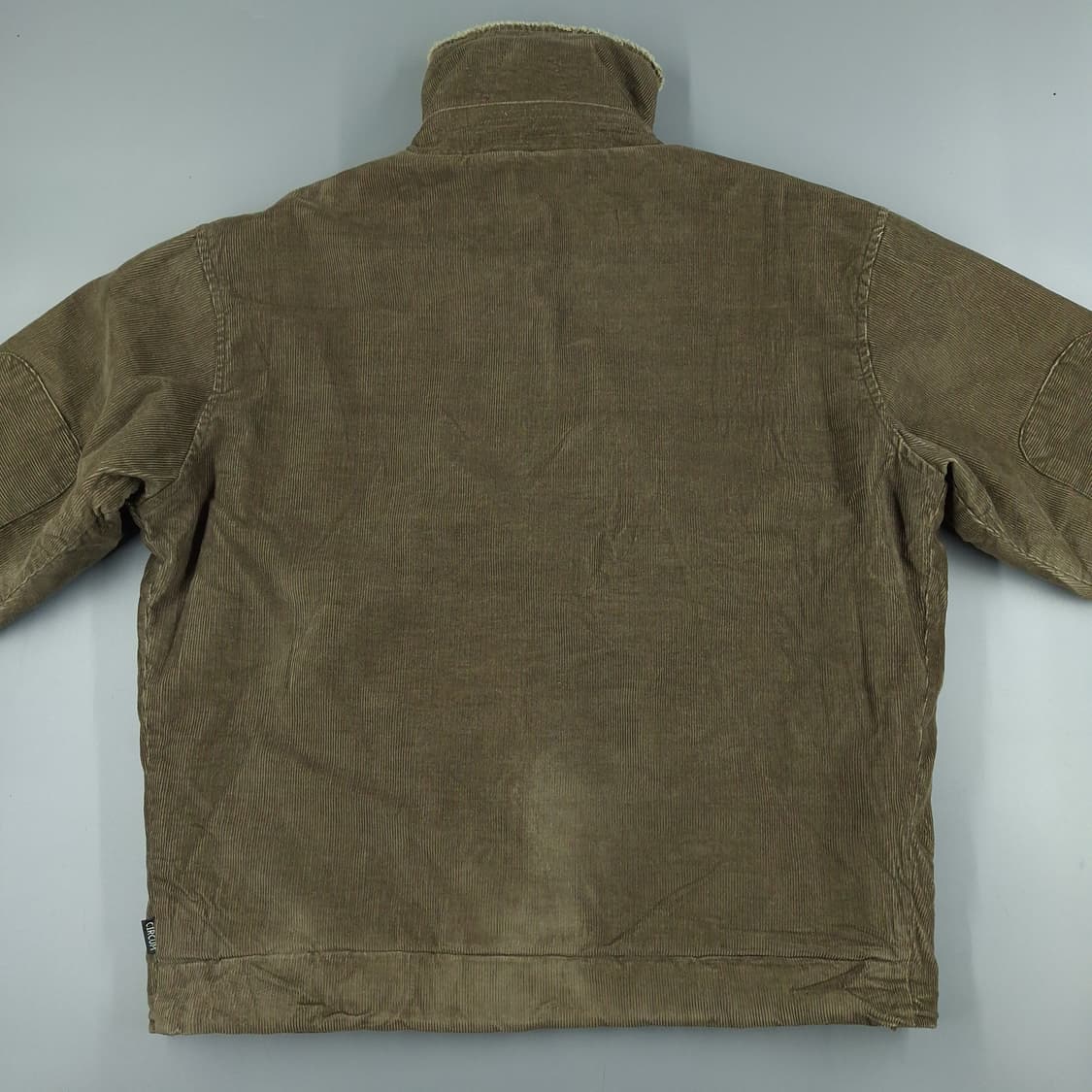 CIRCUM JP 카키 코듀로이 골덴 암패치 투웨이 이너플리스 기모 자켓 상품이미지10