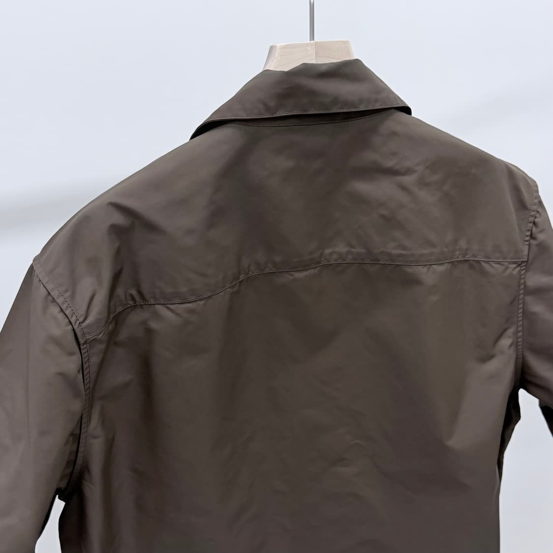 [S+급/XL] 크롬하츠 나일론 레더패치 집업 반팔 셔츠 브라운 상품이미지7