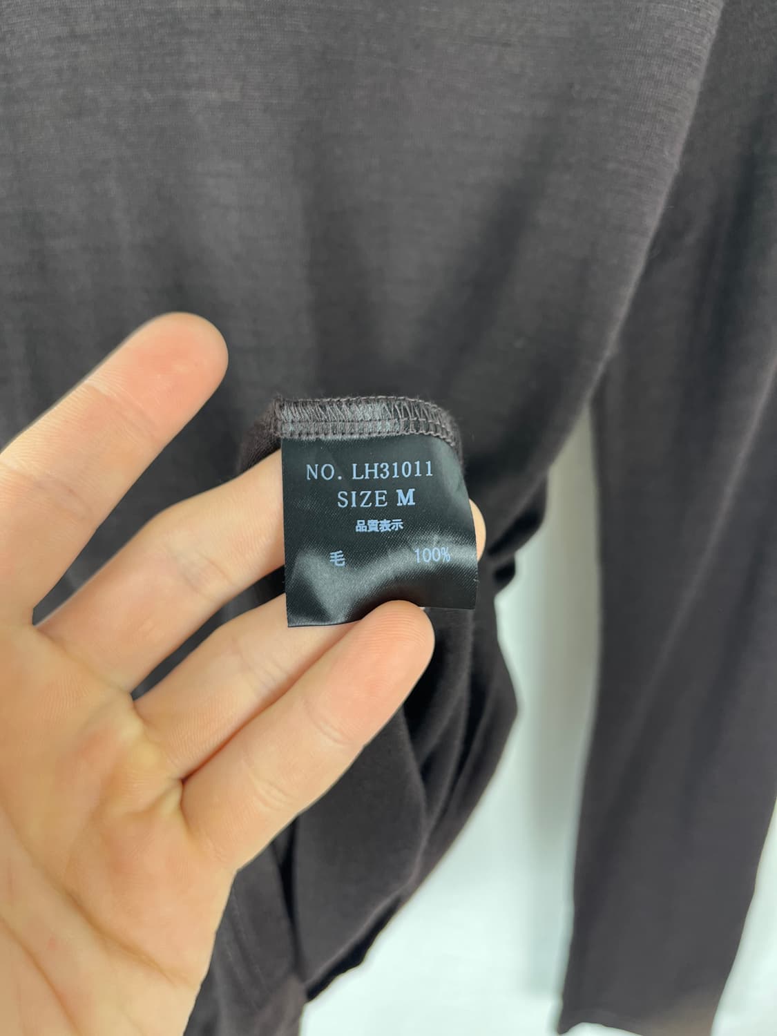 Vintage 딥 브라운 이너 후디 상품이미지7