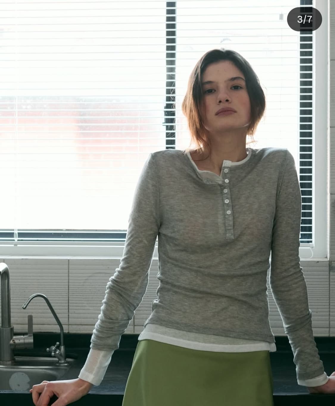 아르토 텐셀 버튼 티셔츠 상품이미지2