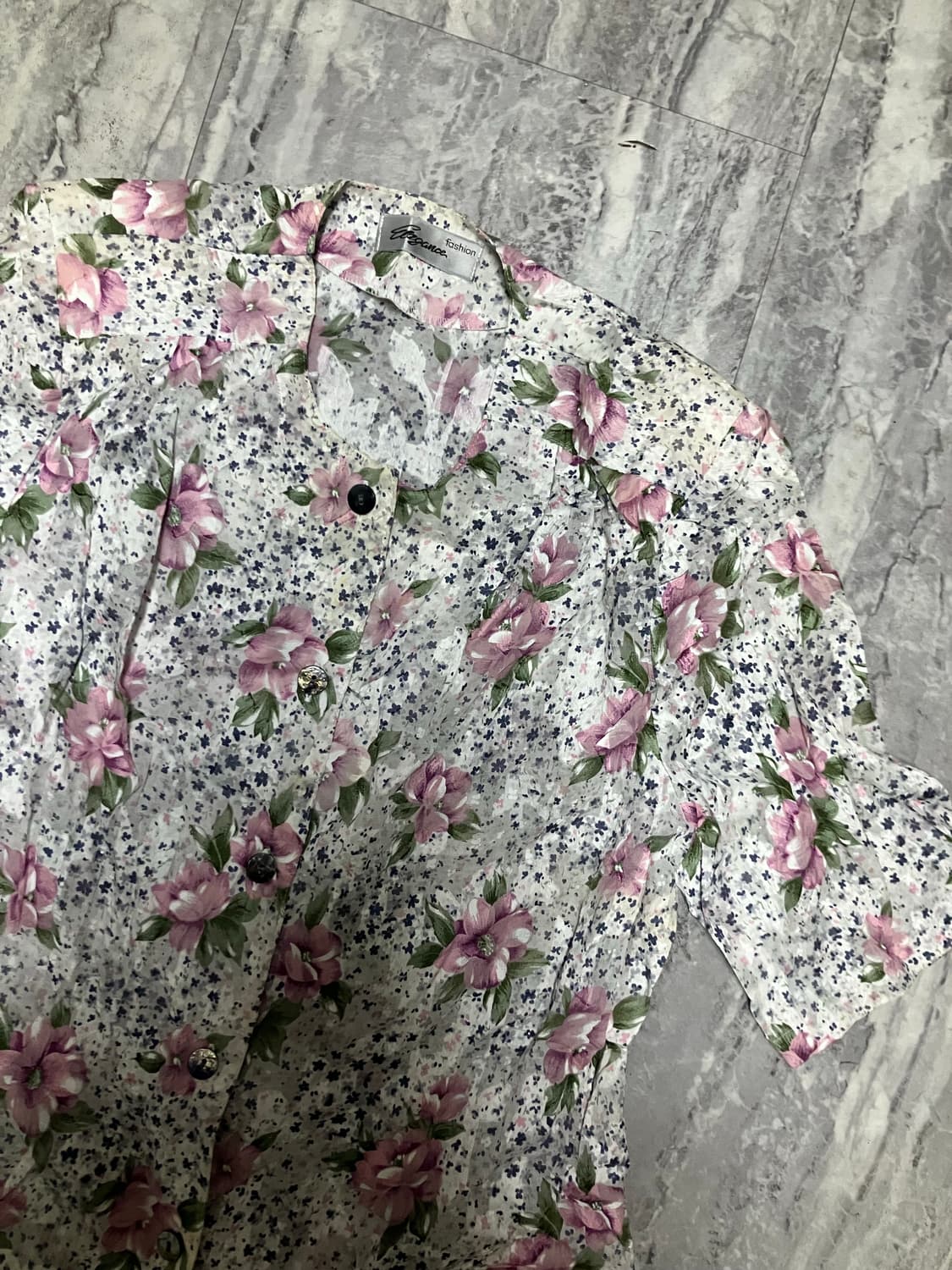 일본빈티지 Eagance 달천깔페어리 보헤미안프린세스 반팔블라우스자켓 상품이미지2