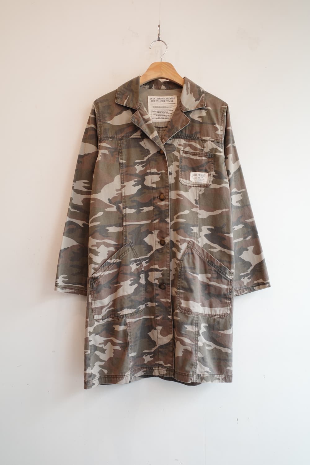 Japan brand 카모플라쥬 패턴 코트  상품이미지1