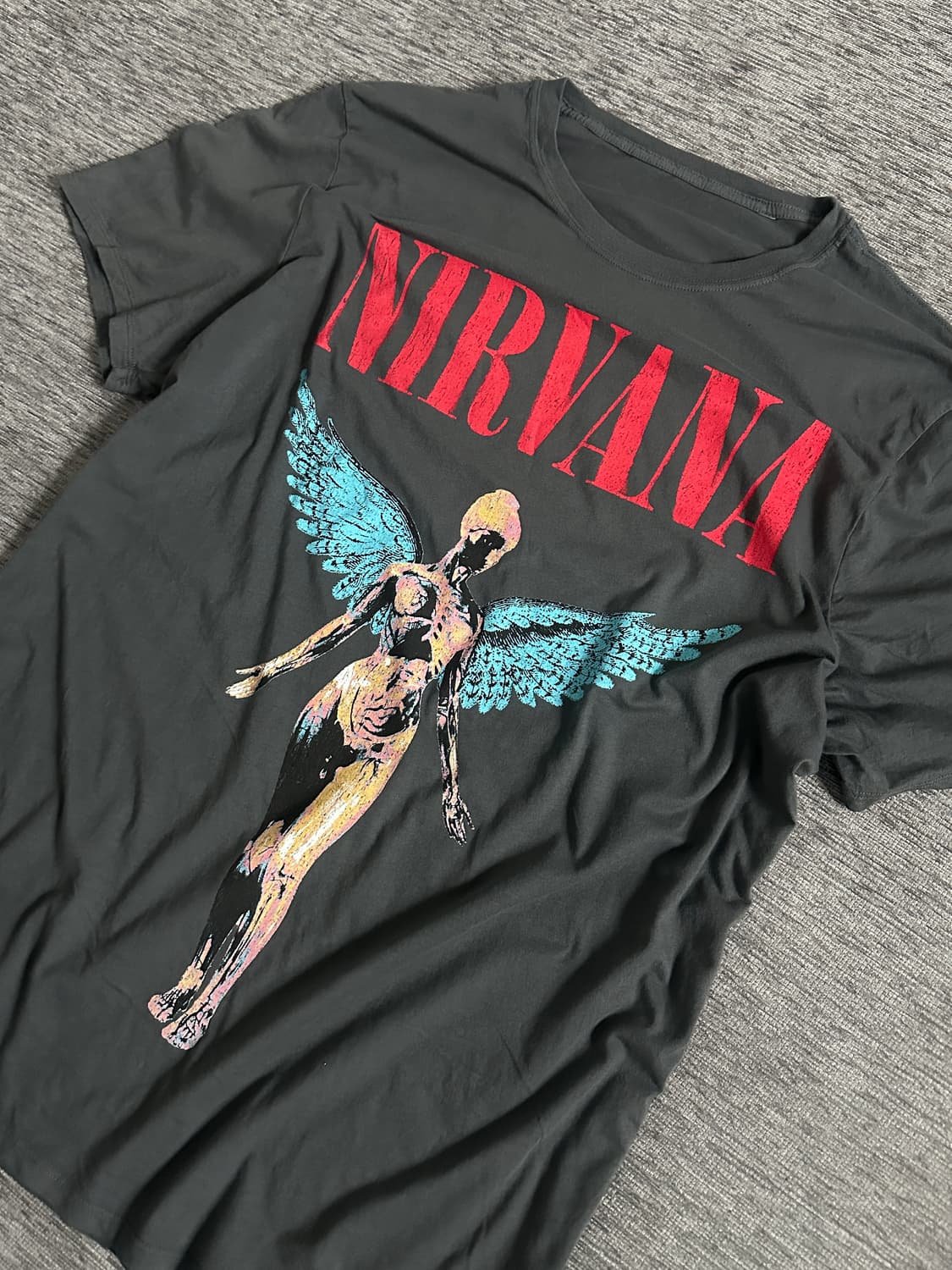 Nirvana In Utero 1993 북아메라카 투어 반팔티 상품이미지2