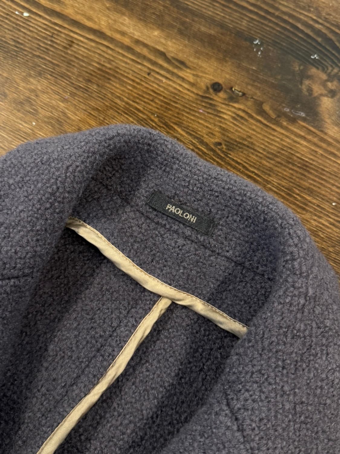 파올리니 니트 패브릭 코트 100 상품이미지8