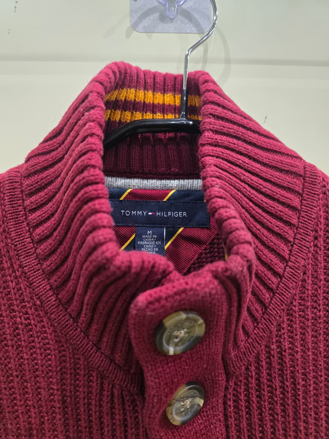 타미힐피거 남성 니트 가디건 M 상품이미지7