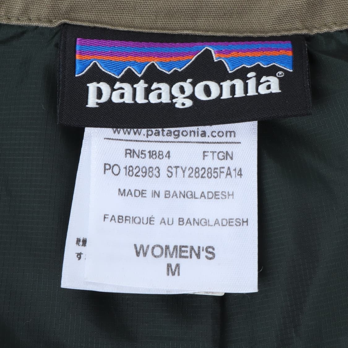 파타고니아 우먼스 캔버스 코튼 토글 덕다운 베스트 상품이미지8
