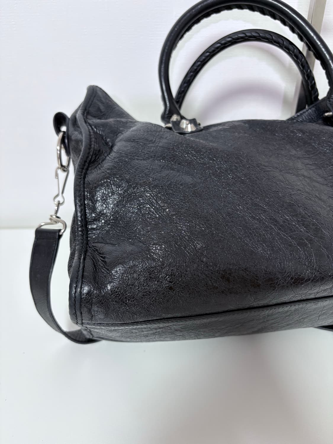 발렌시아가 르시티 미디엄 블랙 상품이미지8