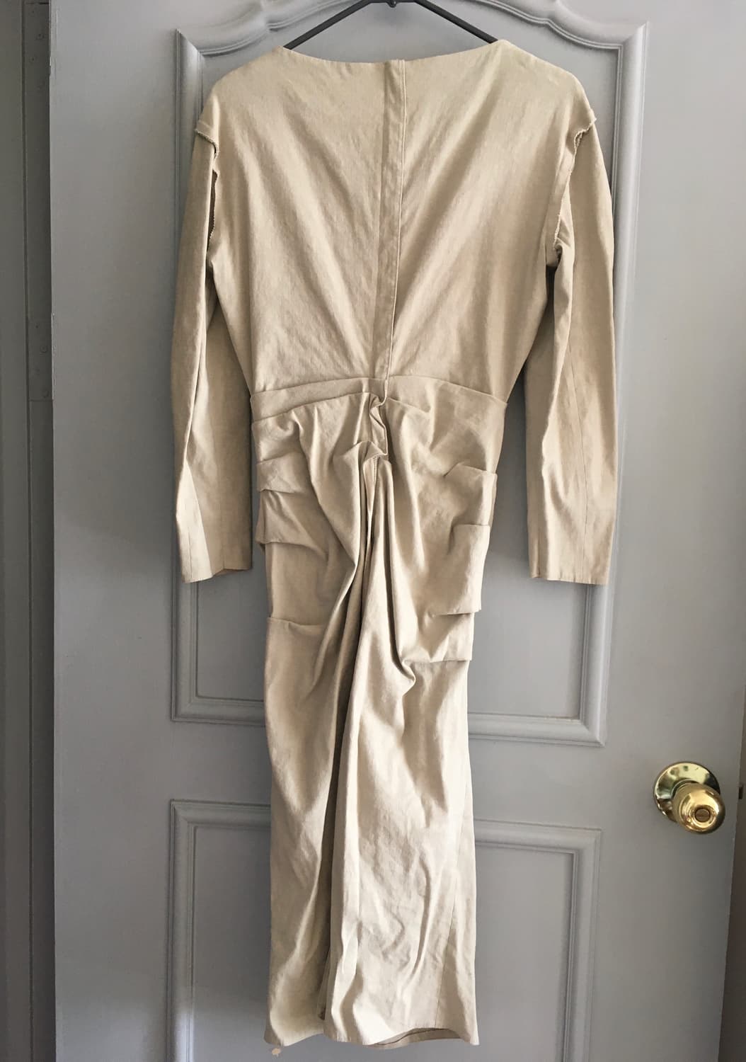 랑방컬렉션 린넨 드레이프 원피스 82사이즈 상품이미지2