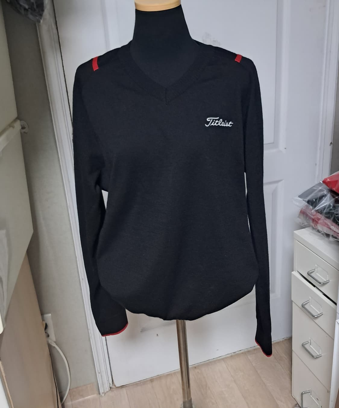 타이틀리스트 남성 골프 V넥 니트 XL(105) 상품이미지1