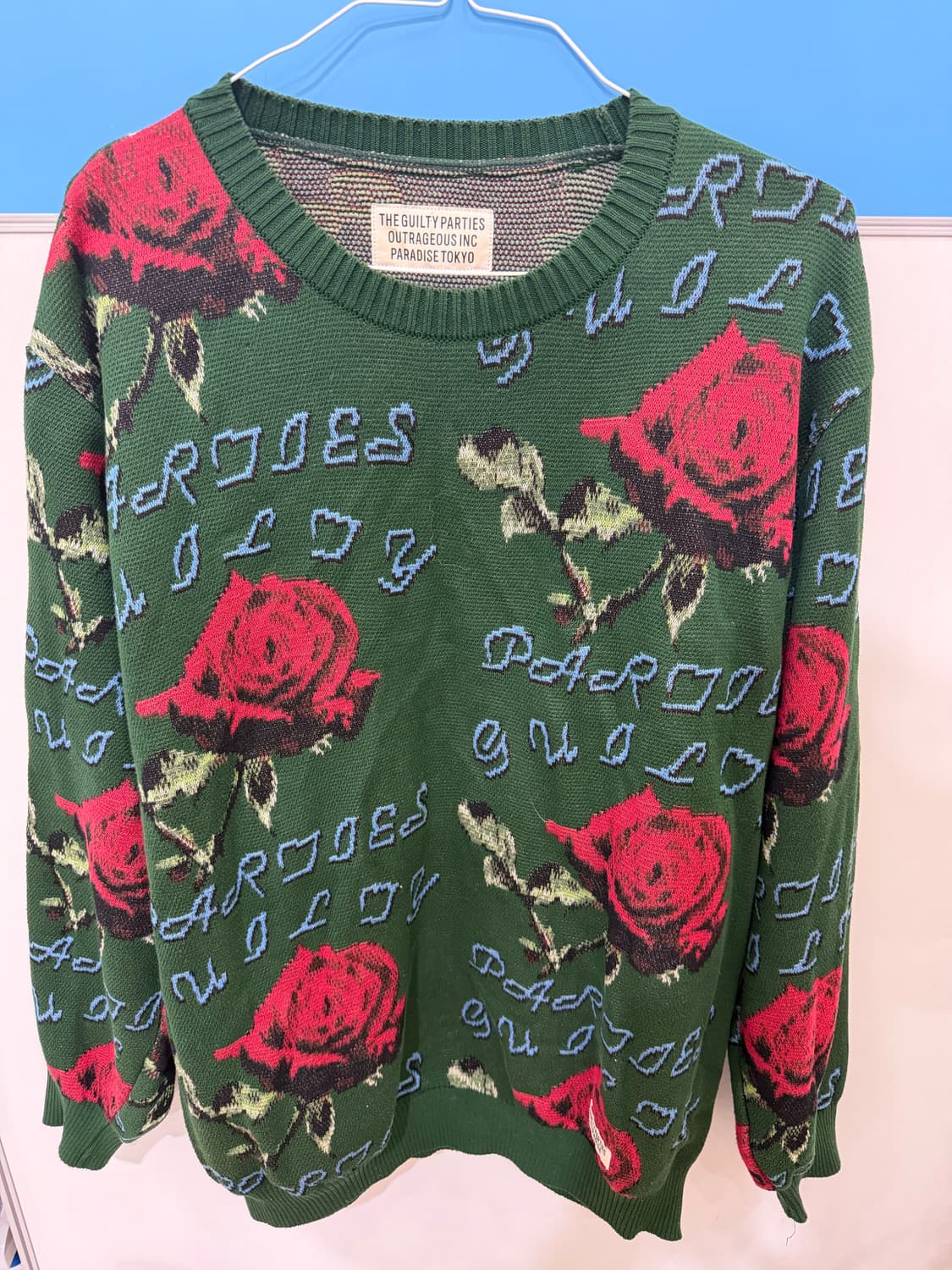 와코마리아 코튼자카드 니트 상품이미지1