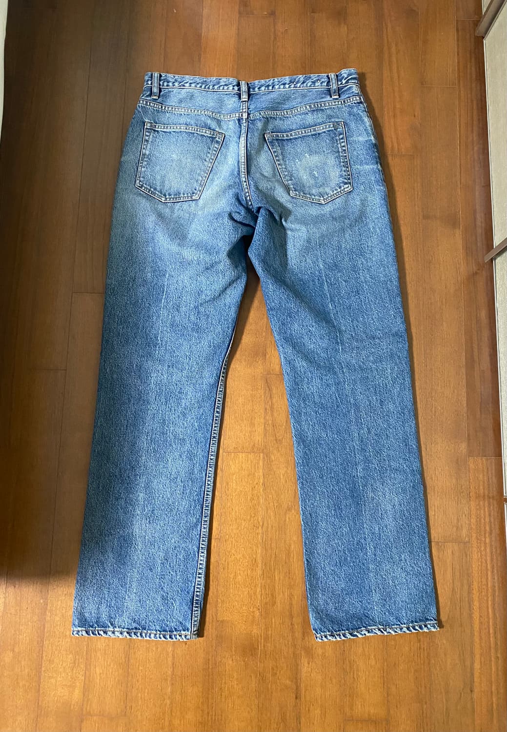 [34] 마인데님 유즈드 114 플레어 데님 팬츠 - 인디고 상품이미지4