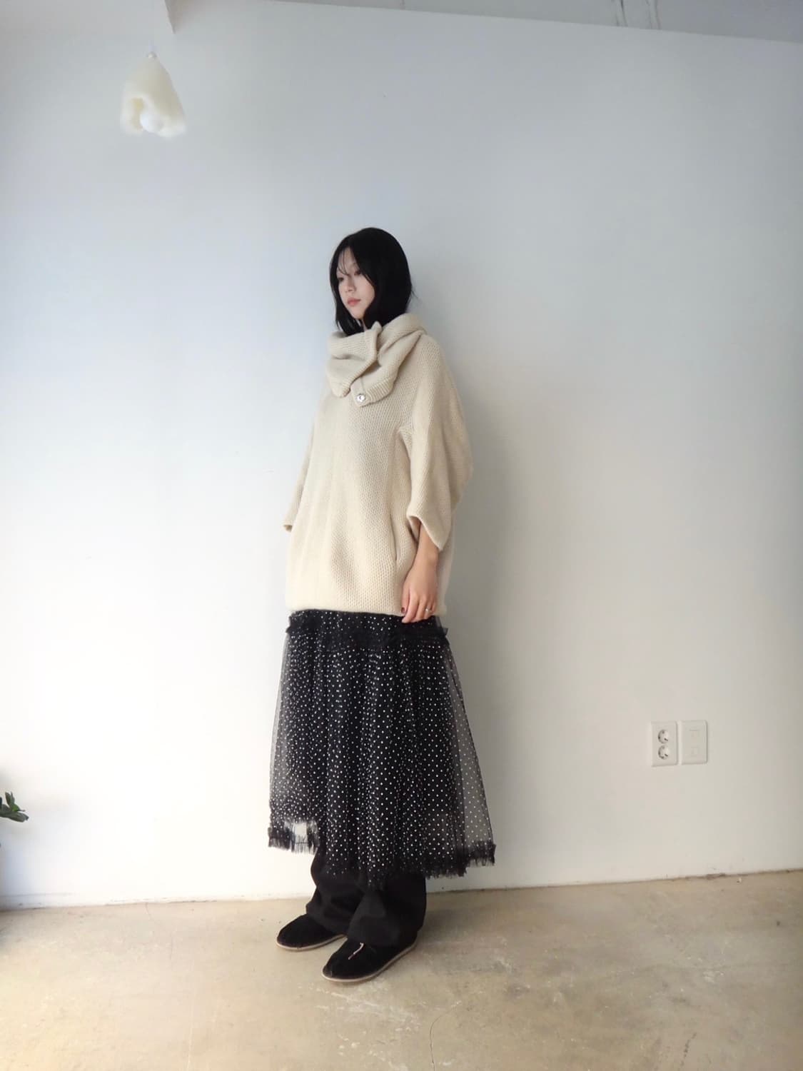 TIME multyway split high neck knit  상품이미지6
