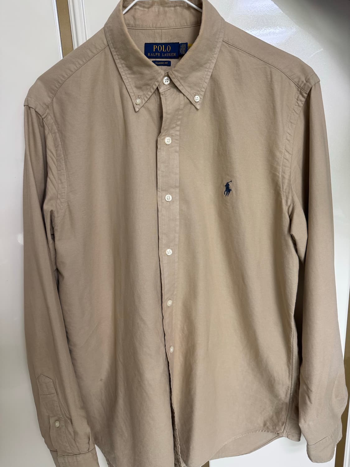 폴로 랄프로렌 클래식핏 셔츠 베이지 상품이미지1