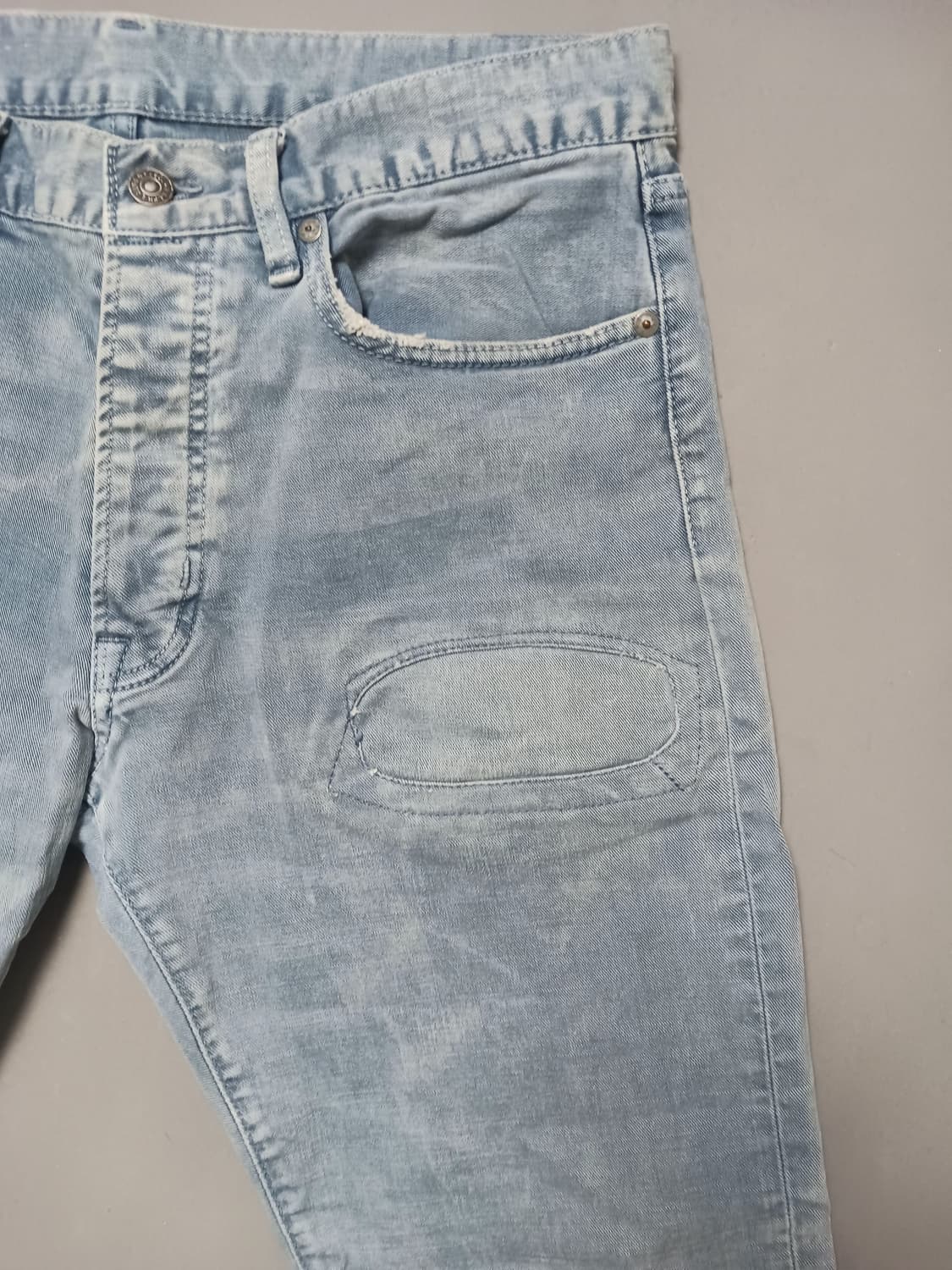 [32] 폴로 랄프로렌 스톤워싱 스티치덧댐 스트레이트진 청바지 상품이미지4