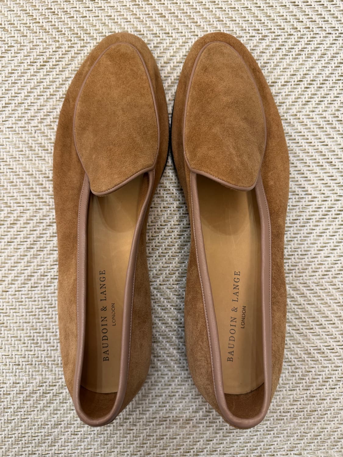 보두앙앤랑 샌드 베이지 로퍼 43 새상품 상품이미지5