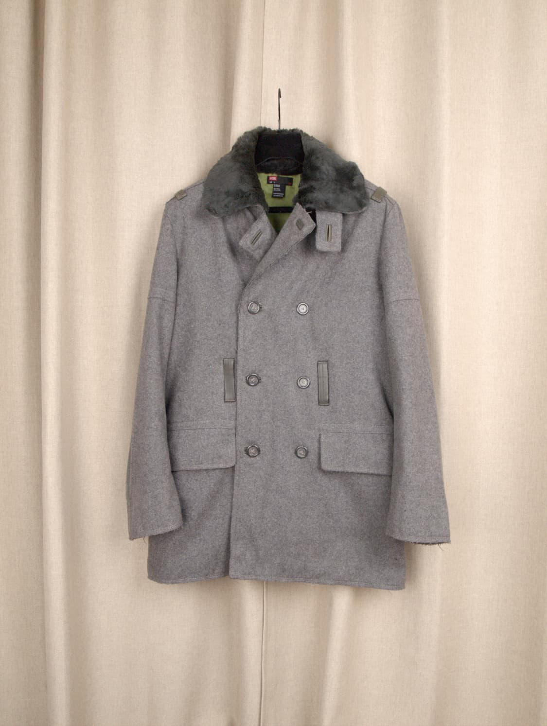 Wool Nylon Pea-coat 상품이미지1