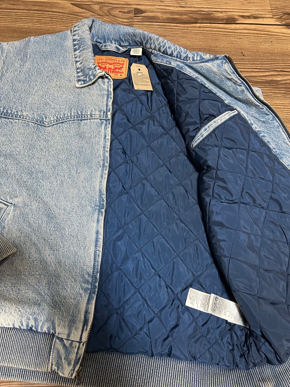 리바이스 데님 패딩 자켓 XL (새상품) 상품이미지2