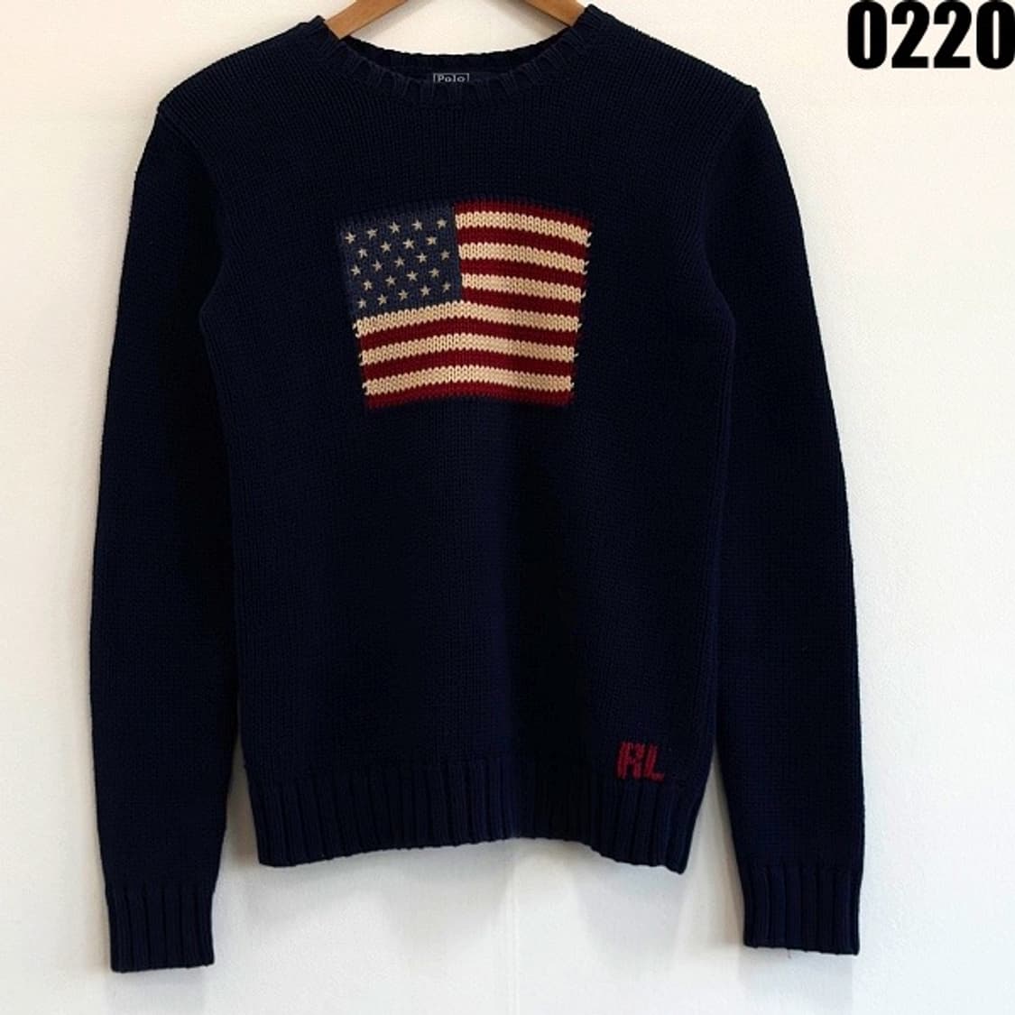 폴로 랄프로렌 성조기 니트 XL 18-20 0220 상품이미지1