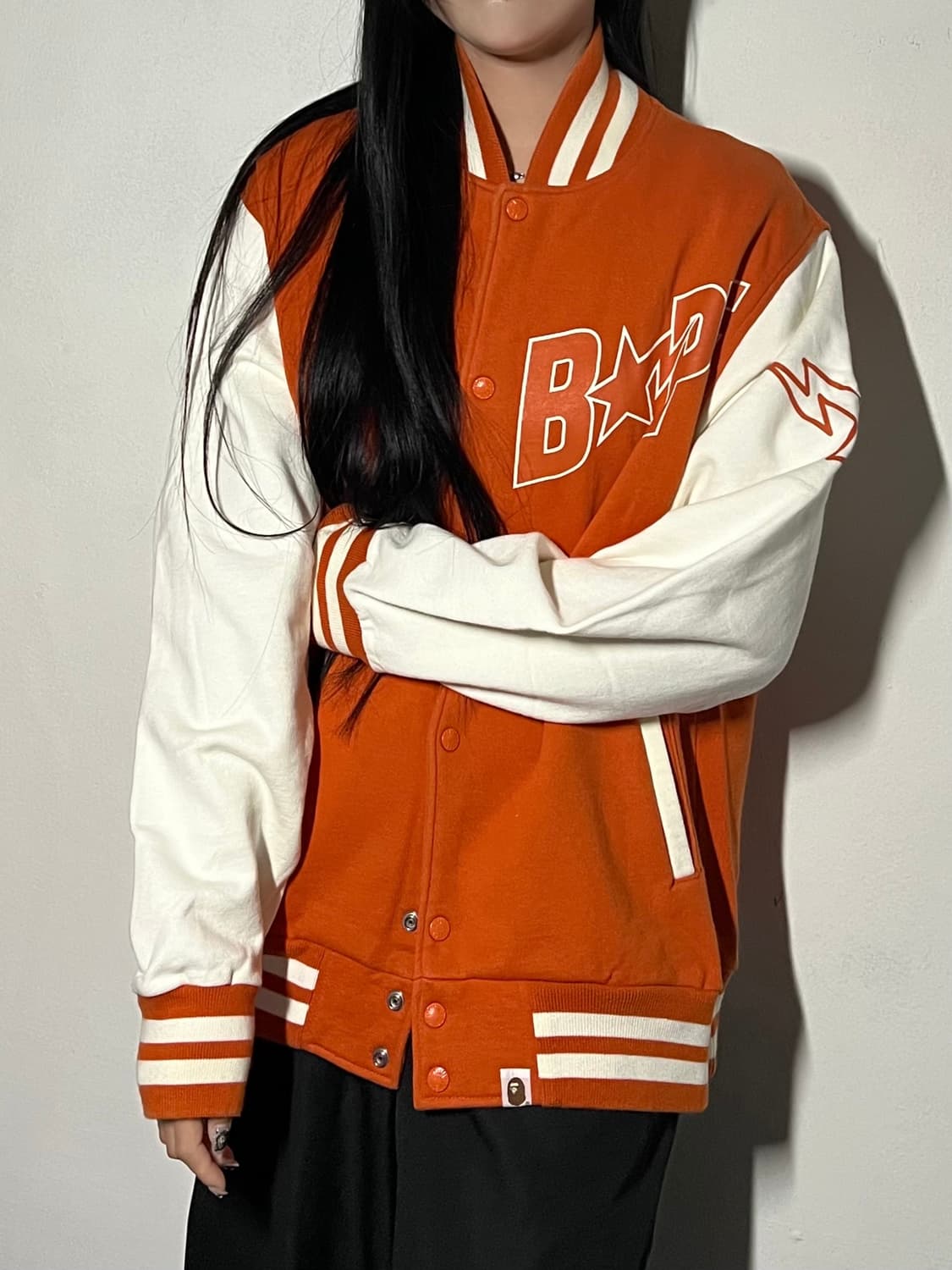(00s) A Bathing Ape B★PE Logo Varsity 상품이미지2