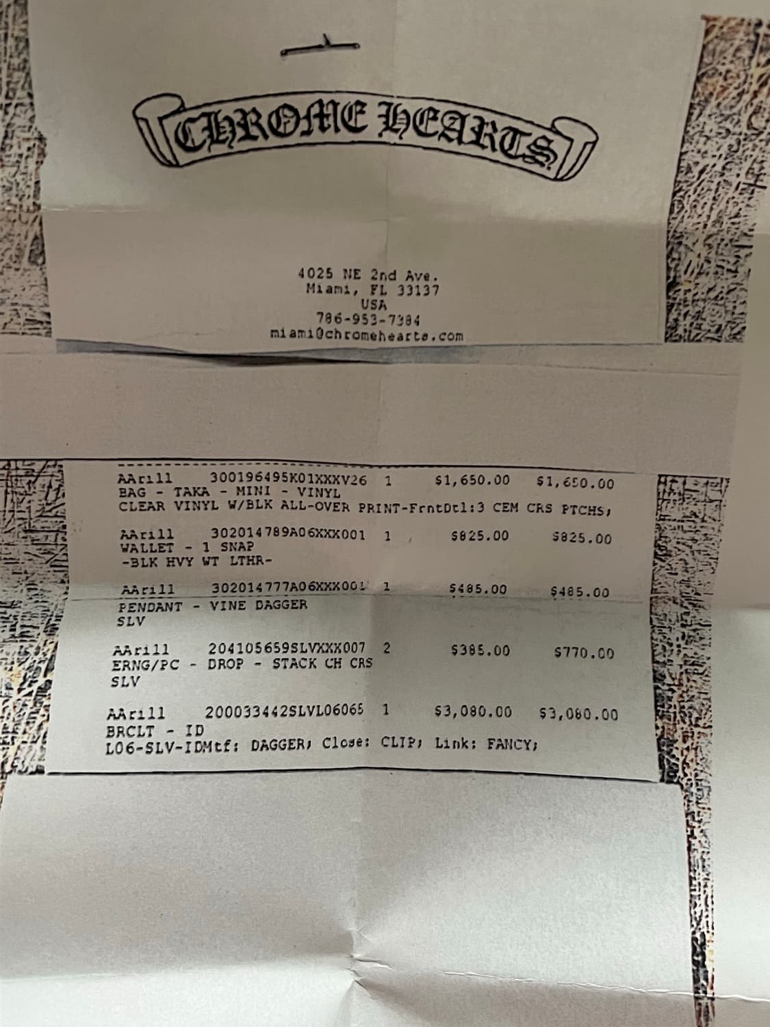 크롬하츠 대거 팬시 클립 팔찌 상품이미지4