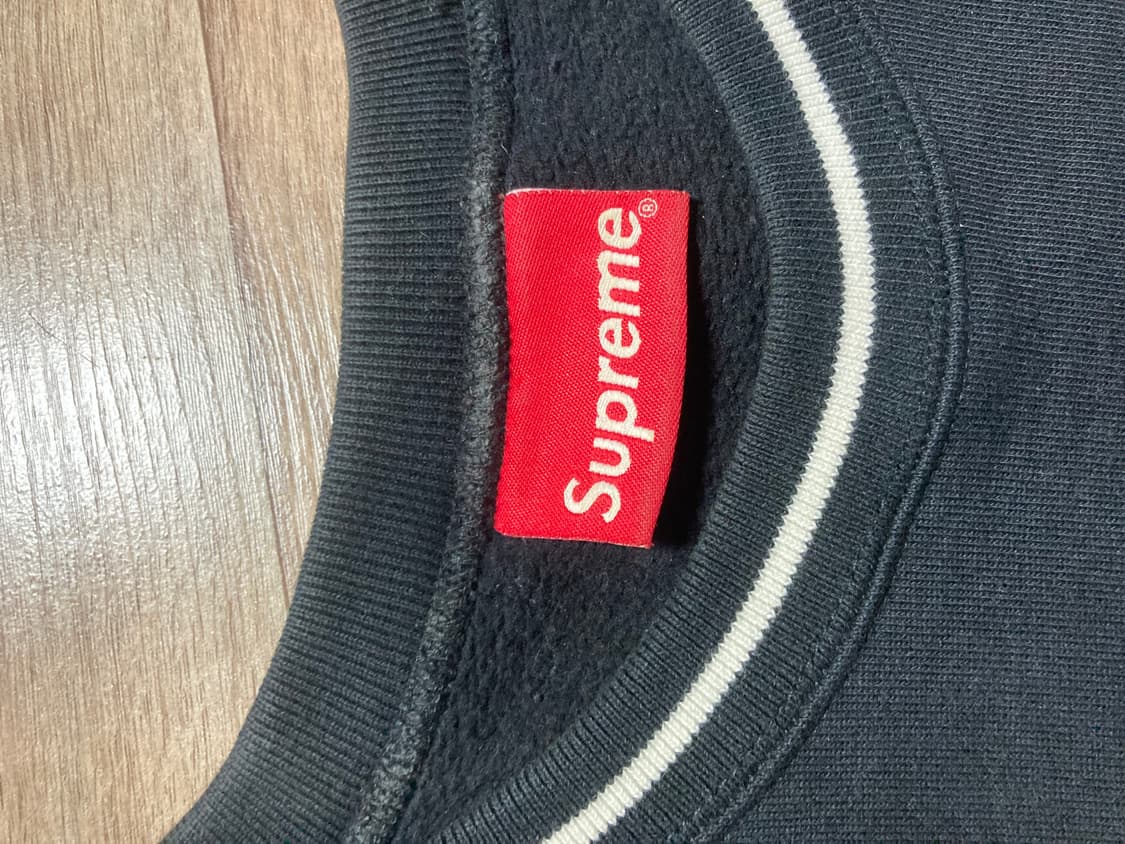 슈프림 배색맨투맨 상품이미지6