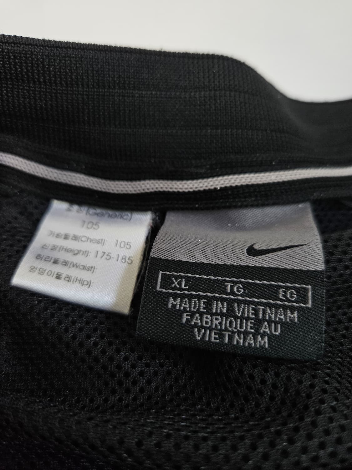 나이키 00s 올드스쿨 오레오 빅로고 웜업 아노락 스트링 빈티지 XL 상품이미지4