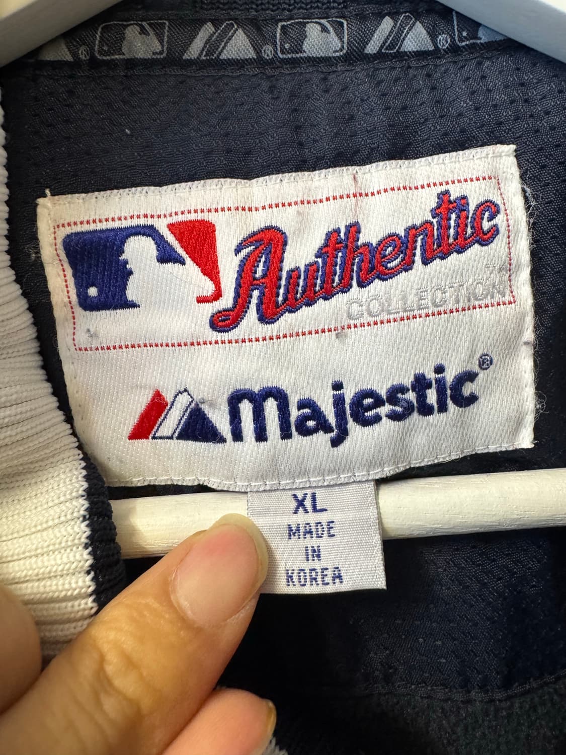 마제스틱 뉴욕 양키스 오왼 자켓 xl 상품이미지4