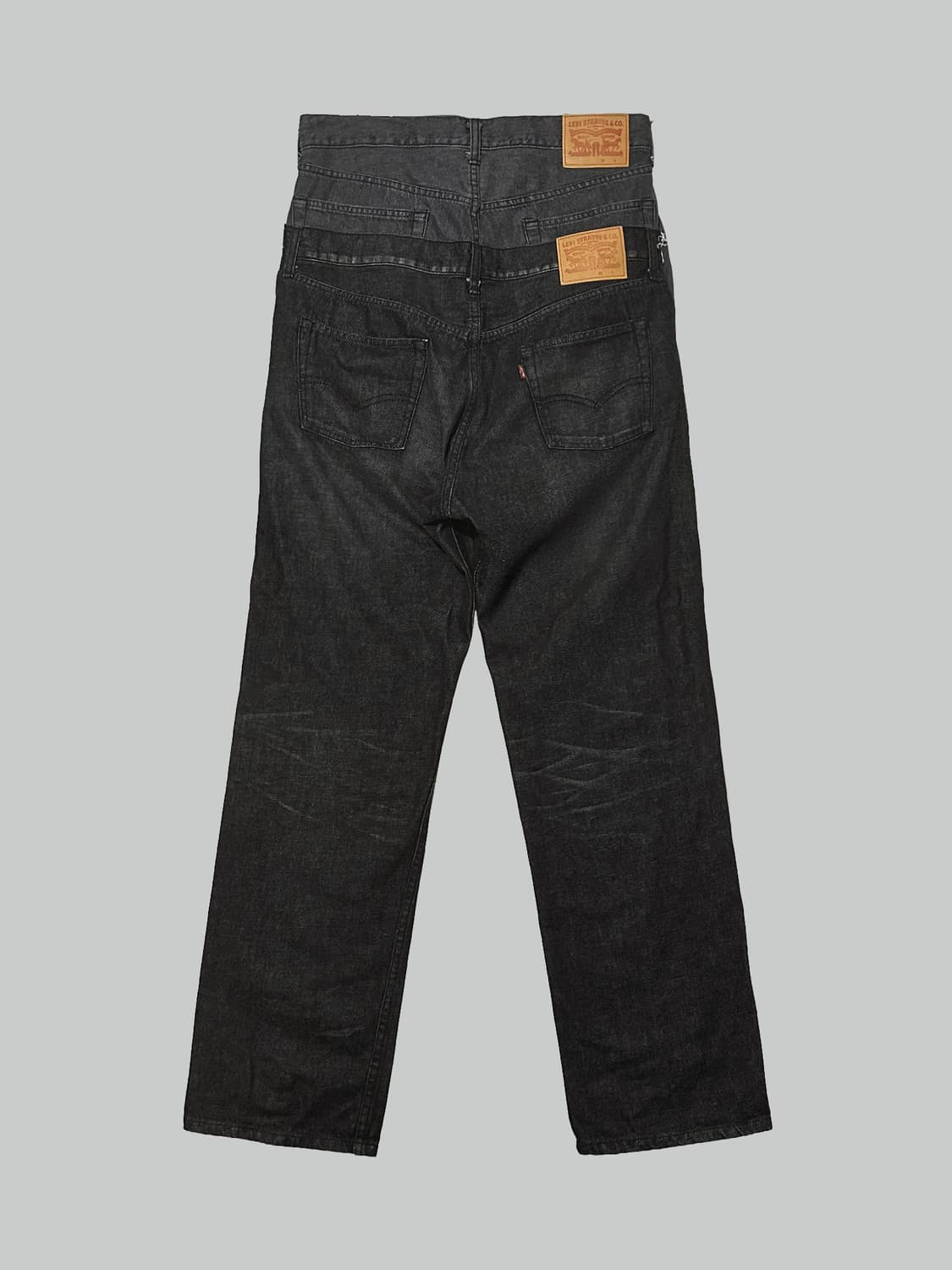 준야 와타나베 리바이스 25ss 레이어드 데님 블랙 상품이미지5