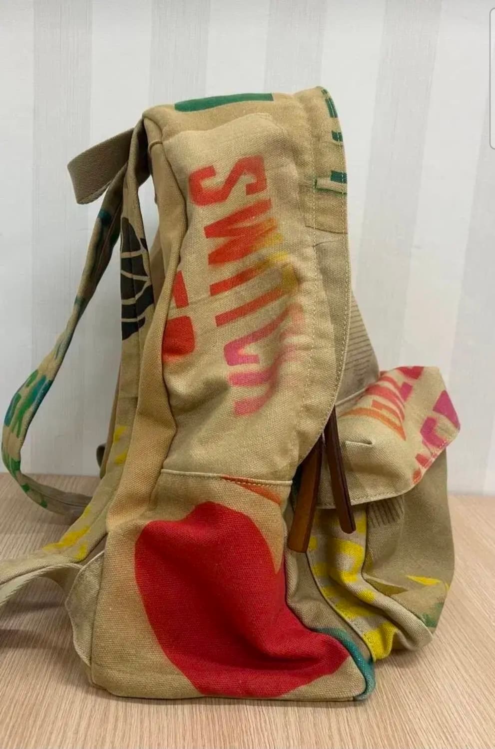 비비안 웨스트우드 락시크 캔버스 백팩 상품이미지4