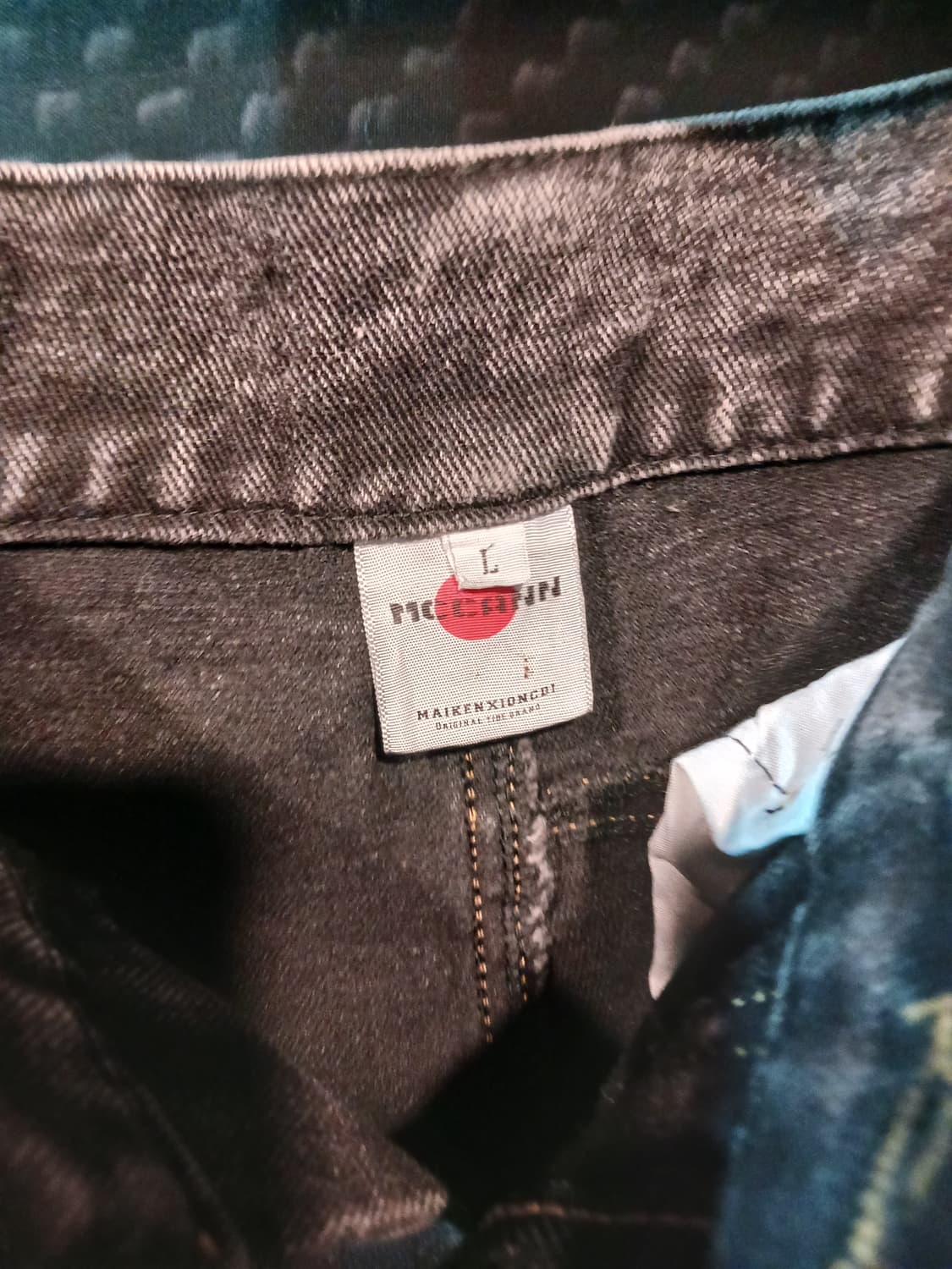 MccAnn 흑청 데님 팬츠 상품이미지3