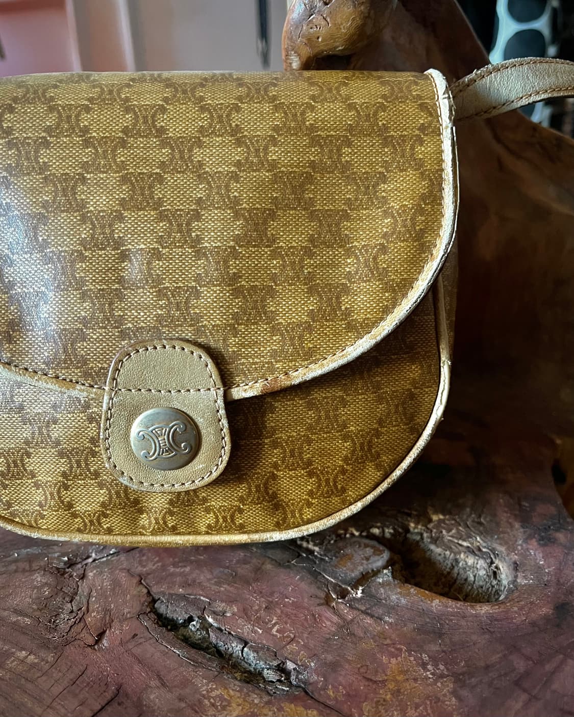 1980-90s Old CELINE Macadam Cross Bag 상품이미지4