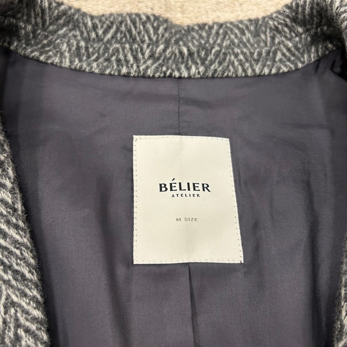 벨리에 헤링본코트 상품이미지4