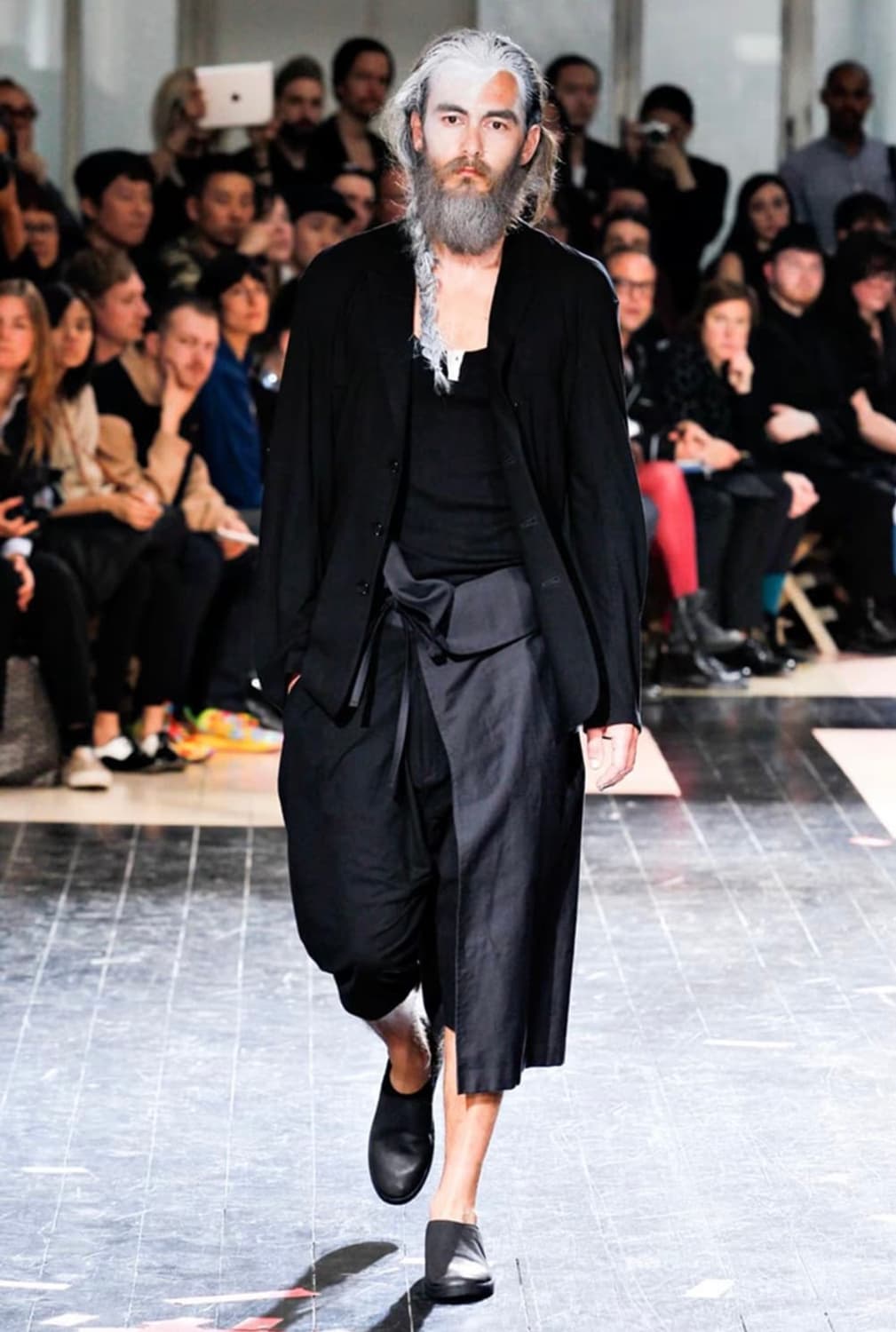 요지 야마모토 레더 슬립온 상품이미지5