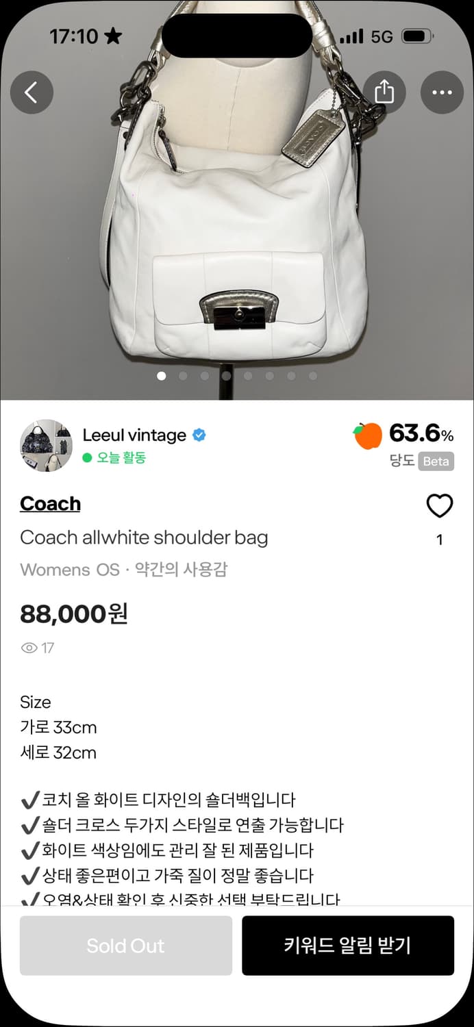 코치 가방 상품이미지5