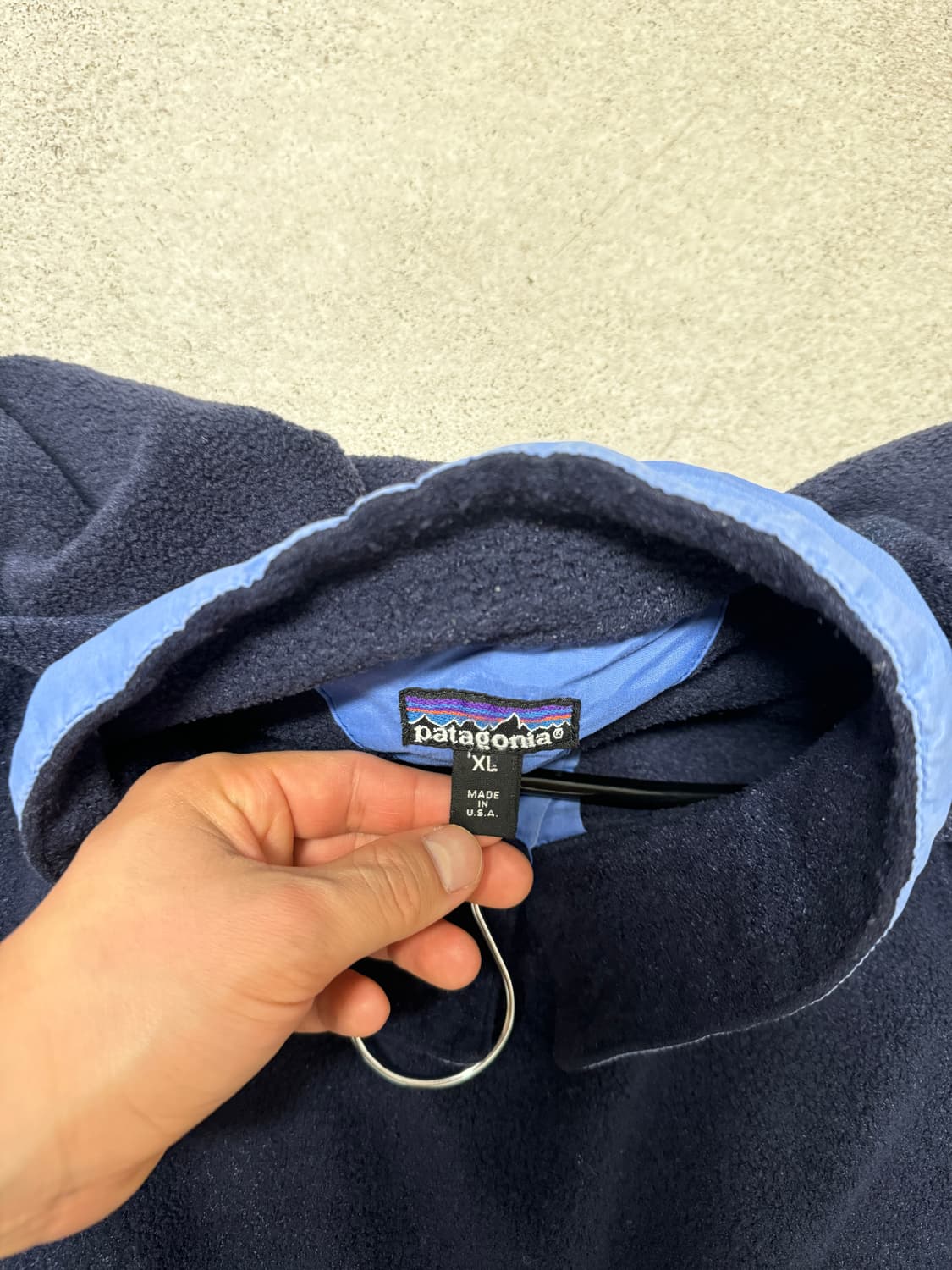 파타고니아 플리스 네이비 XL (L사이즈감)made in usa 상품이미지6