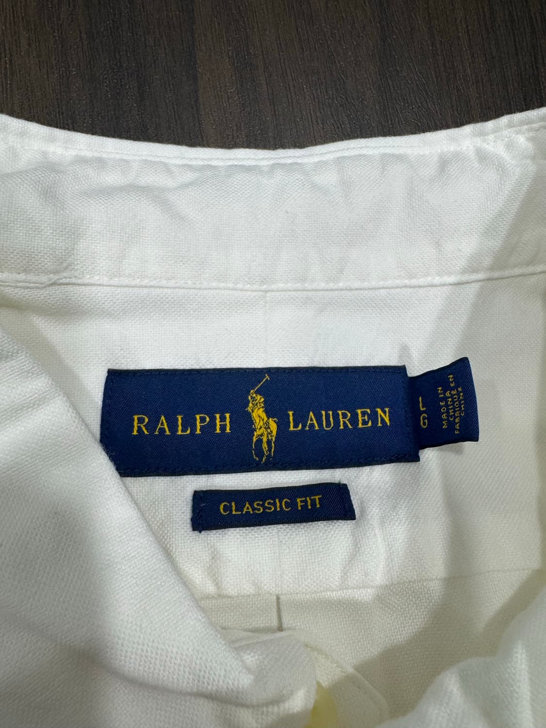 폴로 화이트셔츠 클래식핏 L 상품이미지2