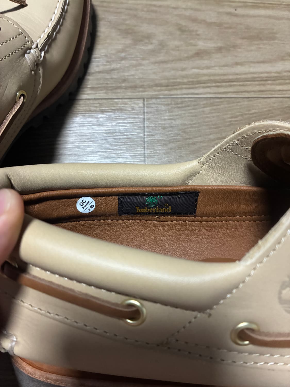270) 팀버랜드 3아이 보트슈즈 베이지 상품이미지5