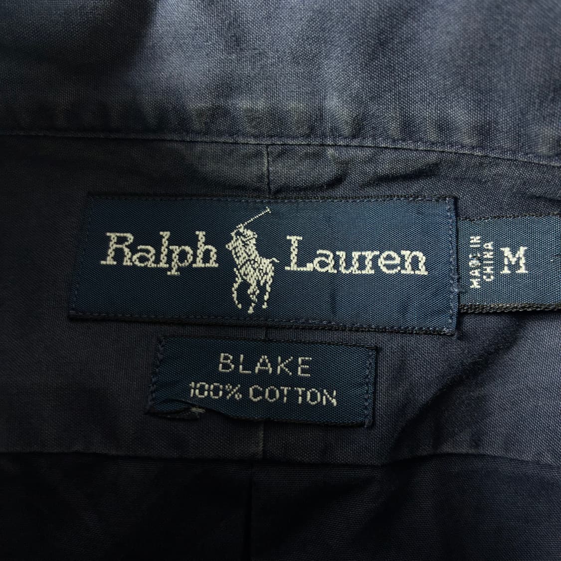 Polo  폴로 랄프로렌 자수 코튼 네이비 반팔 셔츠  상품이미지4