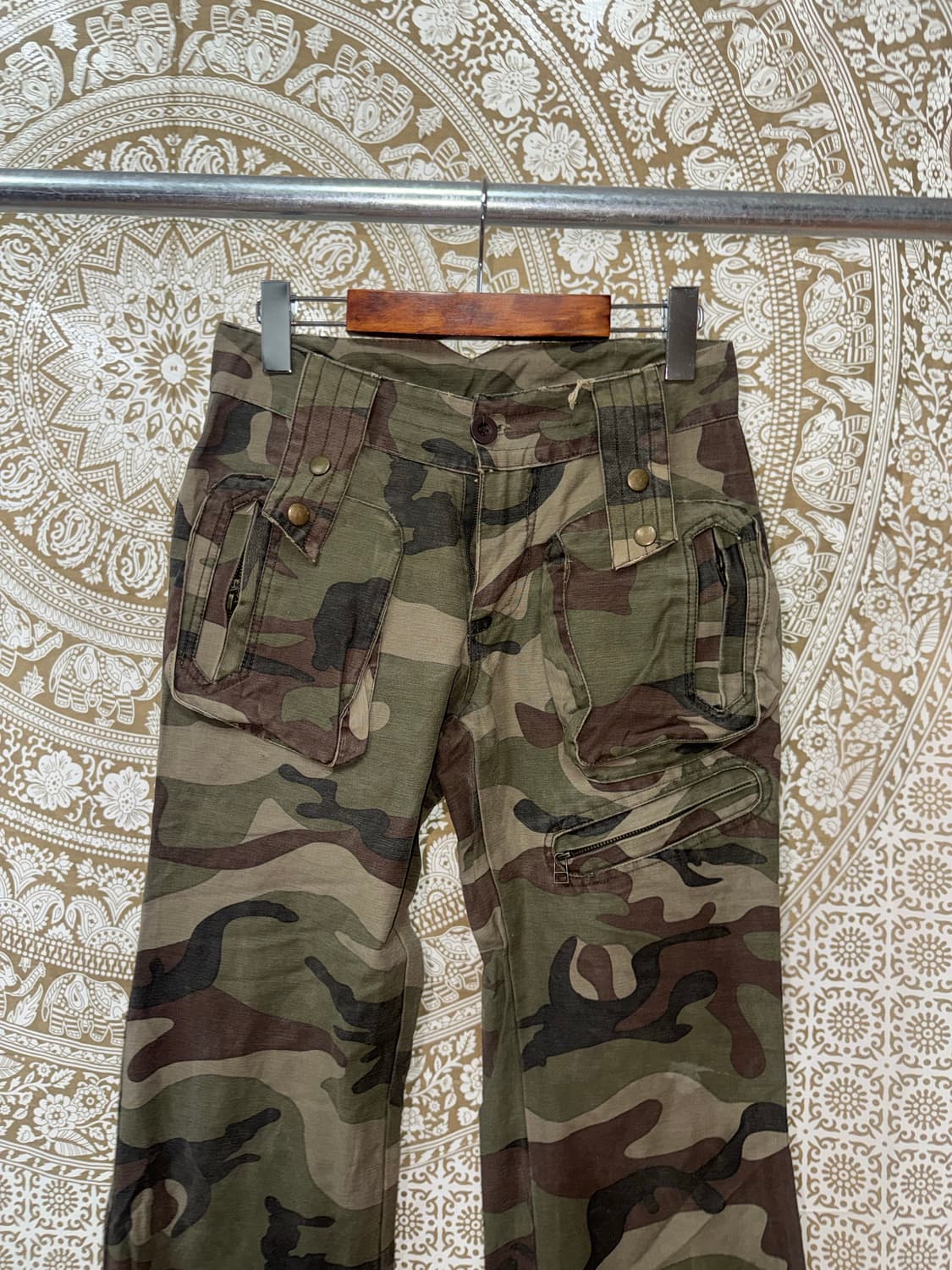 빈티지 카모 카고팬츠  상품이미지4