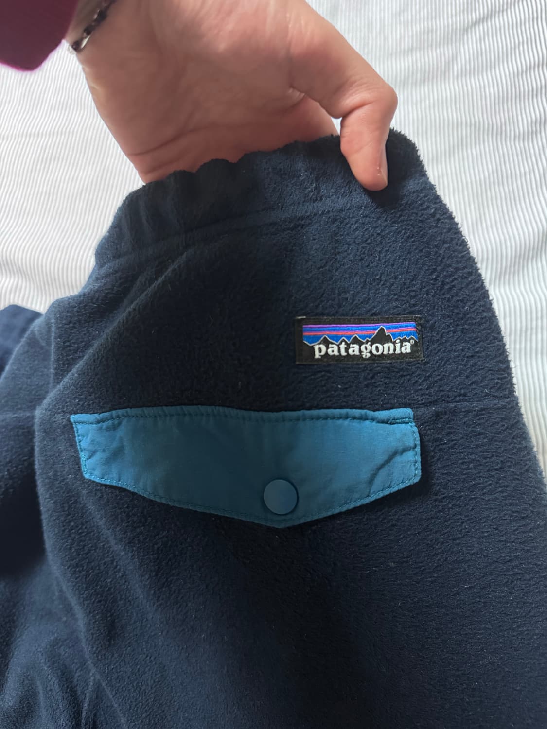 파타고니아 신칠라 플리스 팬츠 네이비 S 상품이미지3