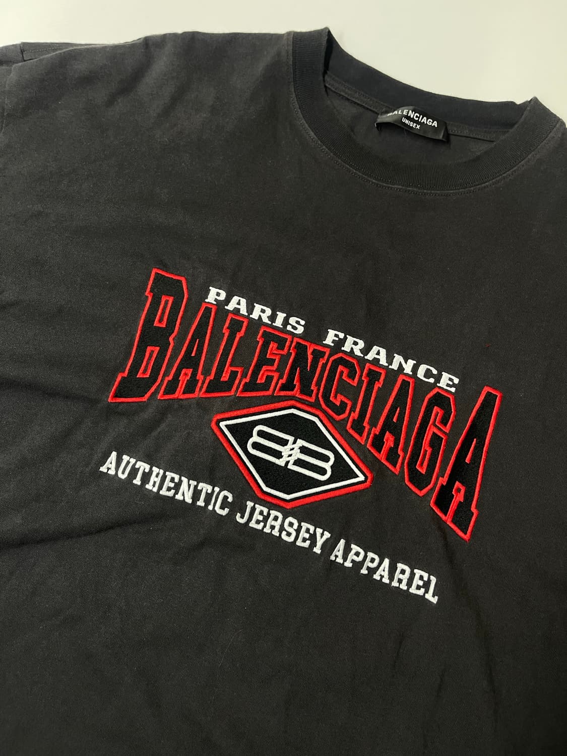 발렌시아가 어센틱 저지 어패럴 반팔티 L 상품이미지1