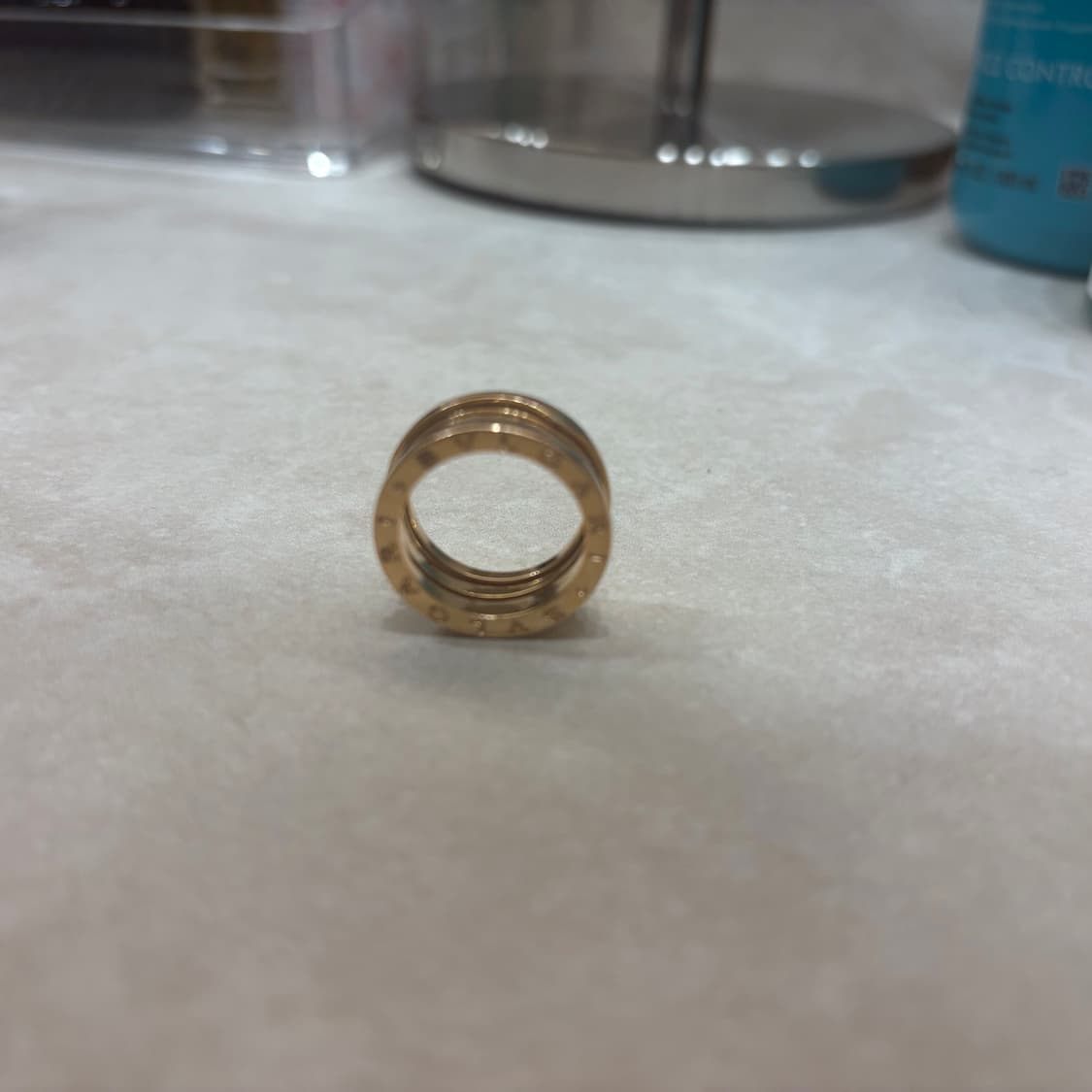 불가리 비제로원 3밴드 링 18k 로즈 웨딩링 상품이미지2