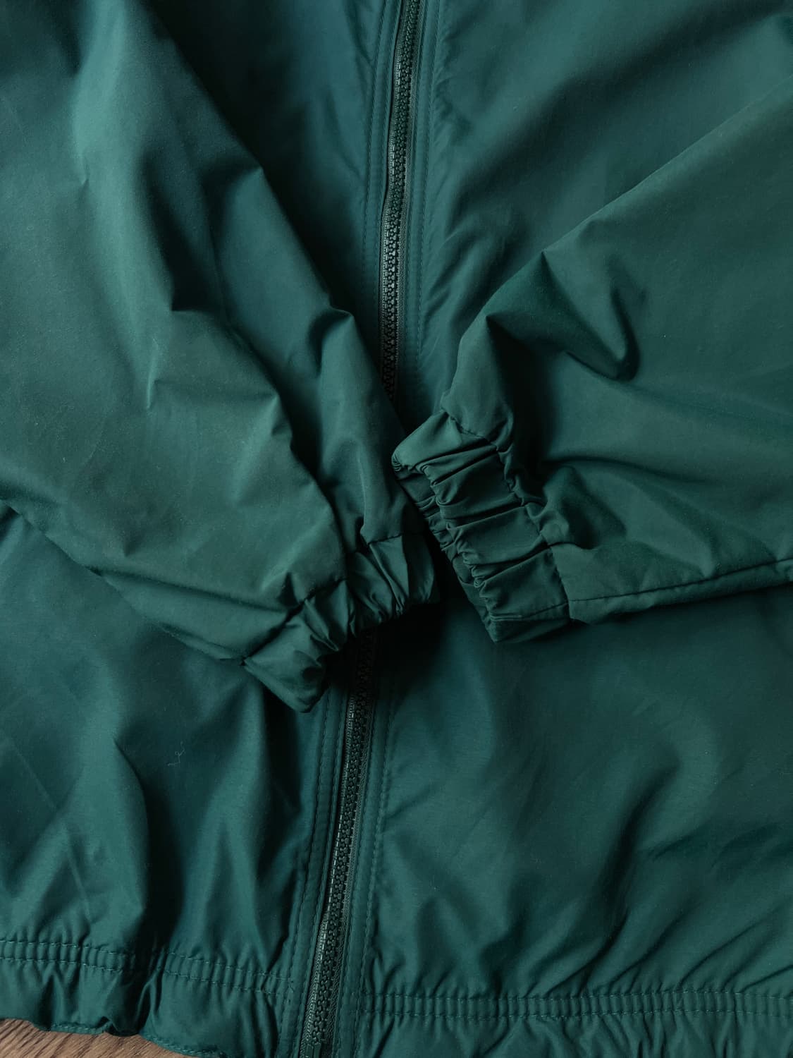 [M]90's 엘엘빈 USA Made 그린 THREE-SEASON 자켓 상품이미지5