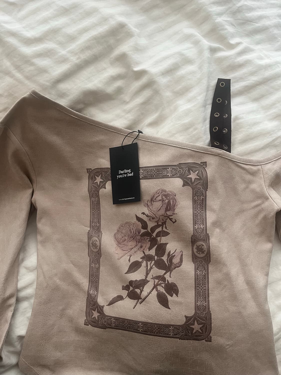 달링유어배드 Darling youre bad one shoulder 상품이미지3